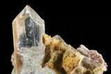 Selenite Crystals on Matrix - Mexico #71948-2